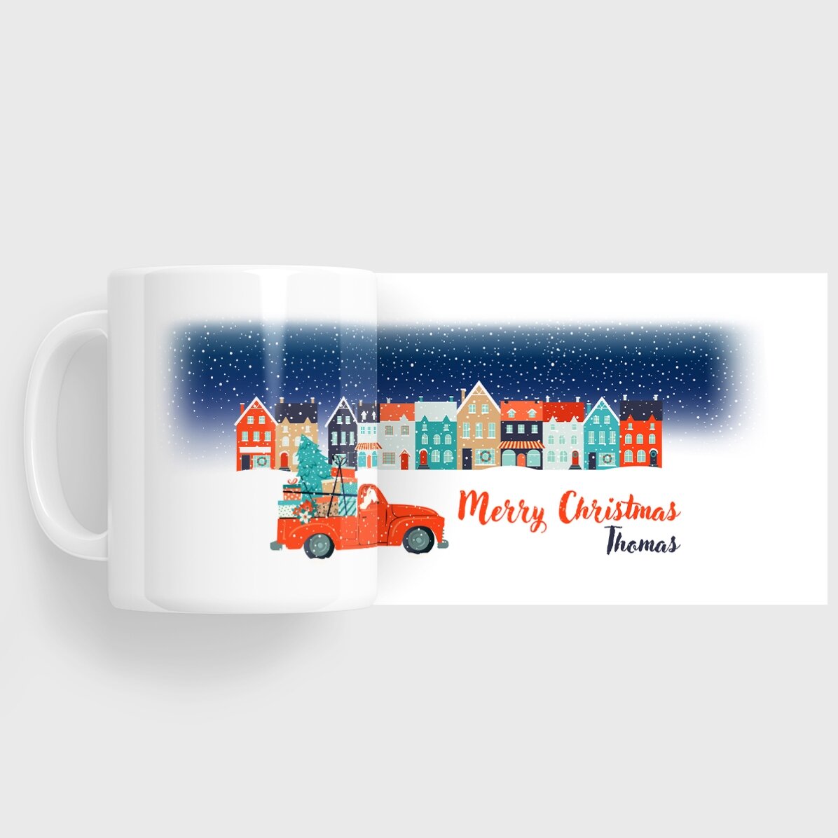 Tazza personalizzata con scritta - Christmas Night