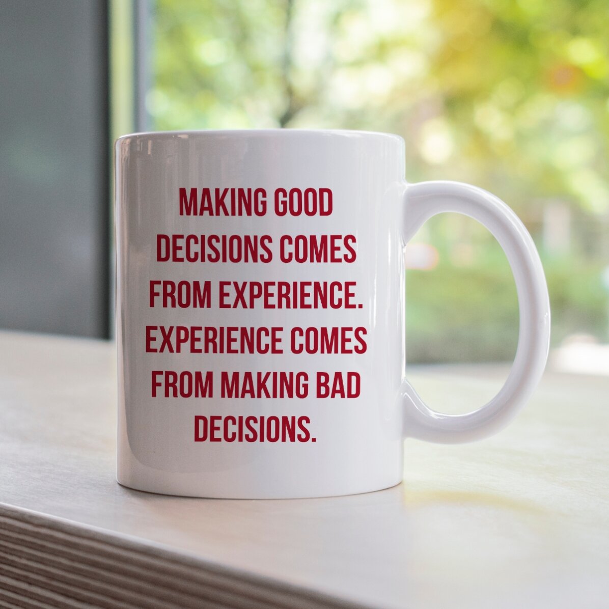 Tazza personalizzata con scritta - Experience