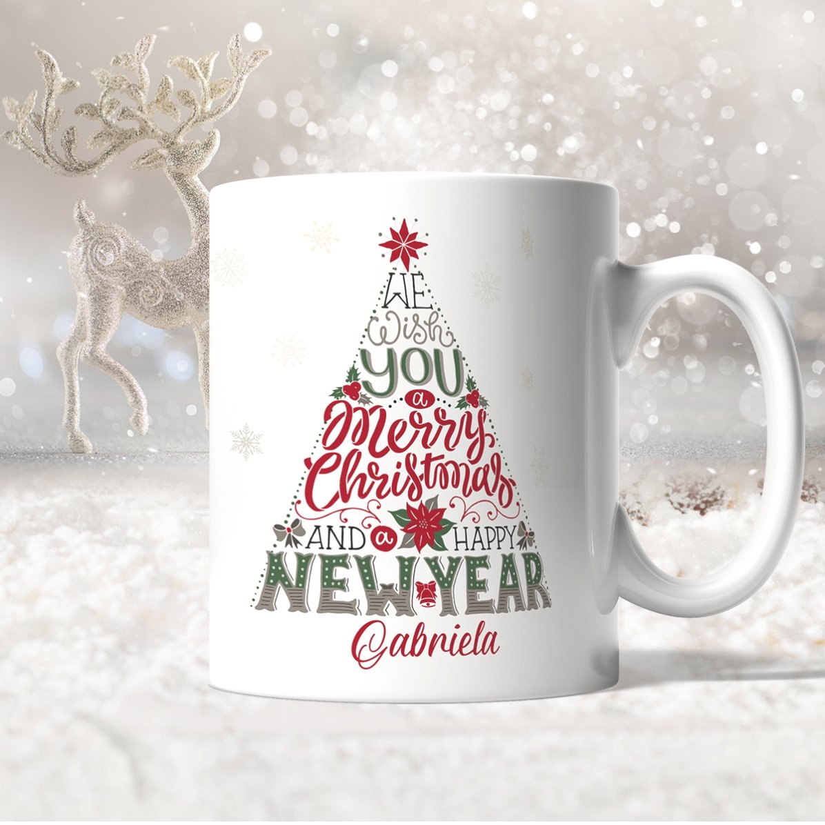 Tazza personalizzata con scritta - Buon anno nuovo