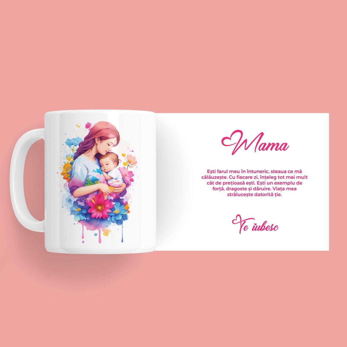 Tazza personalizzata con scritta - Lovely mother