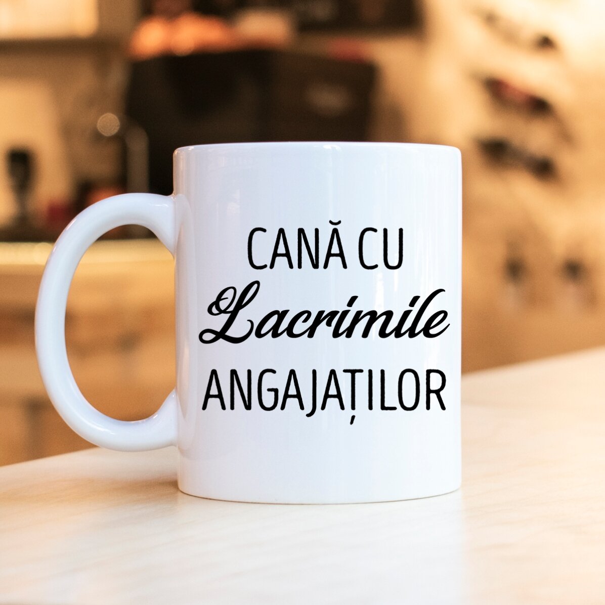 Tazza personalizzata con scritta - Le lacrime dei dipendenti