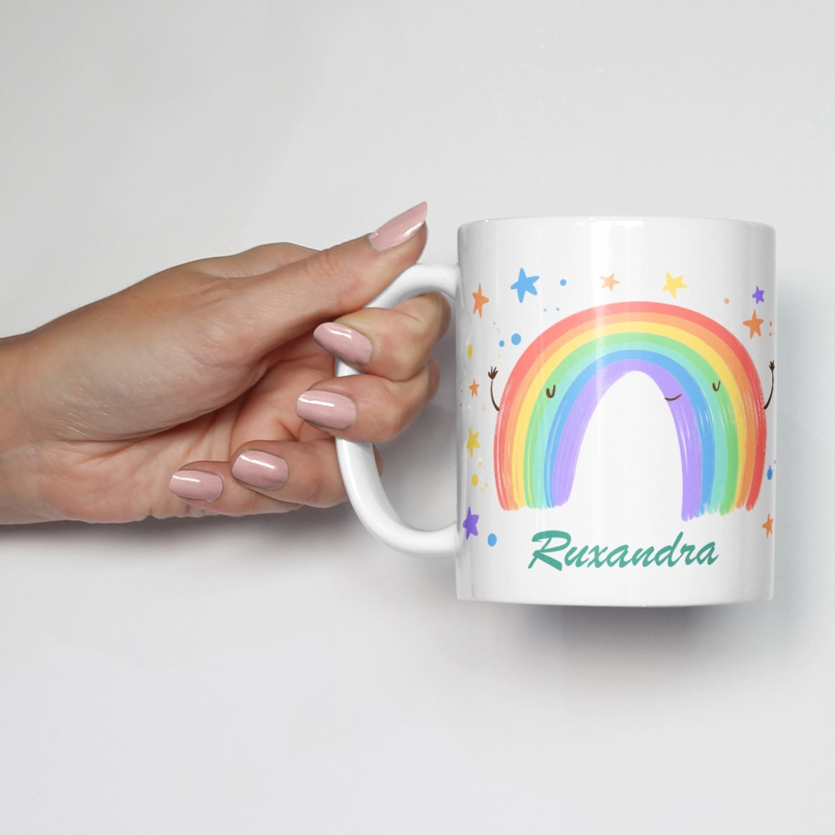 Tazza personalizzata con scritta - Rainbow