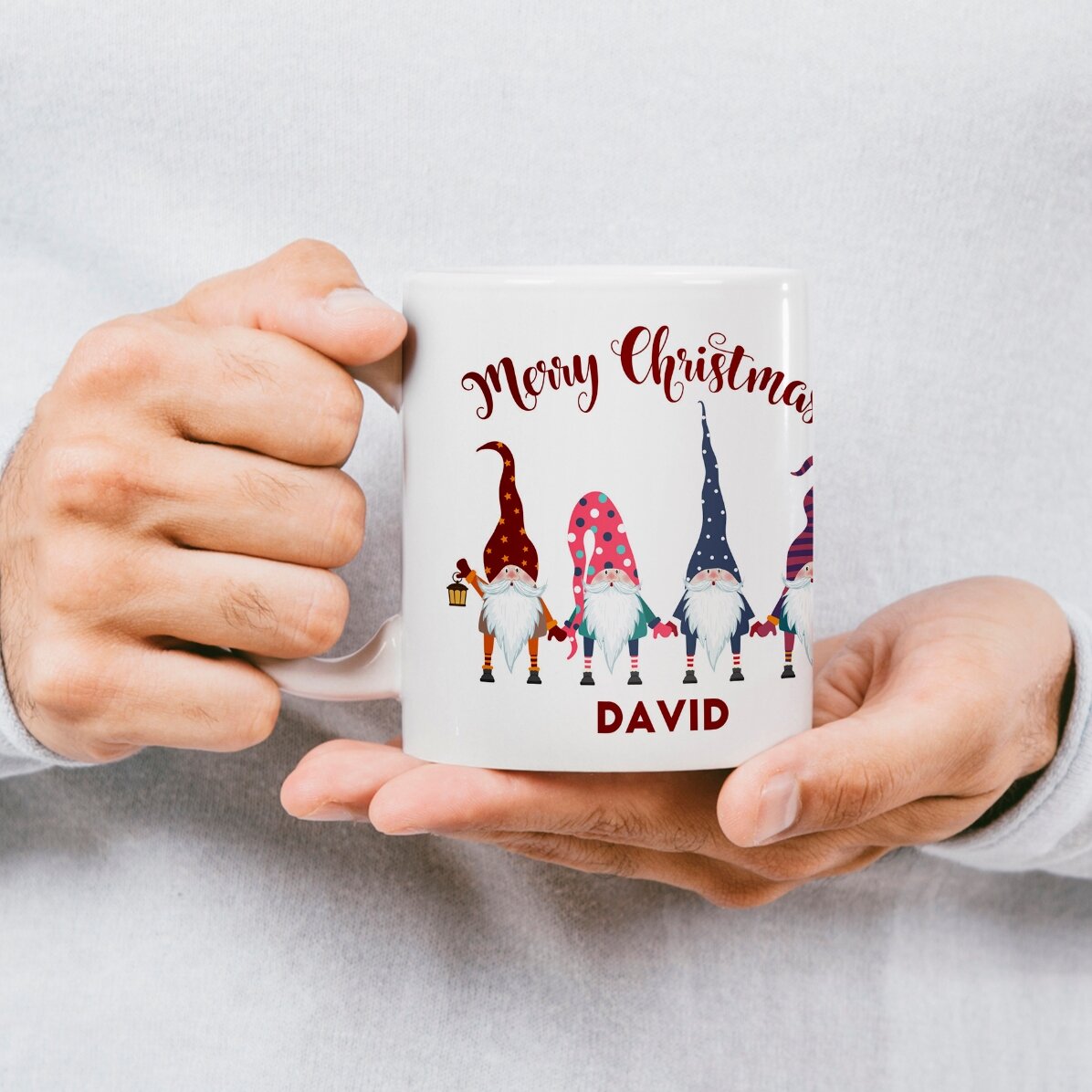 Tazza personalizzata con scritta - Santa is coming