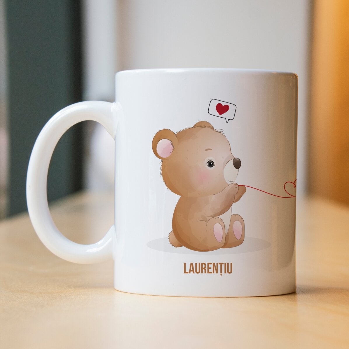 Tazza personalizzata con scritta - Orsetti innamorati