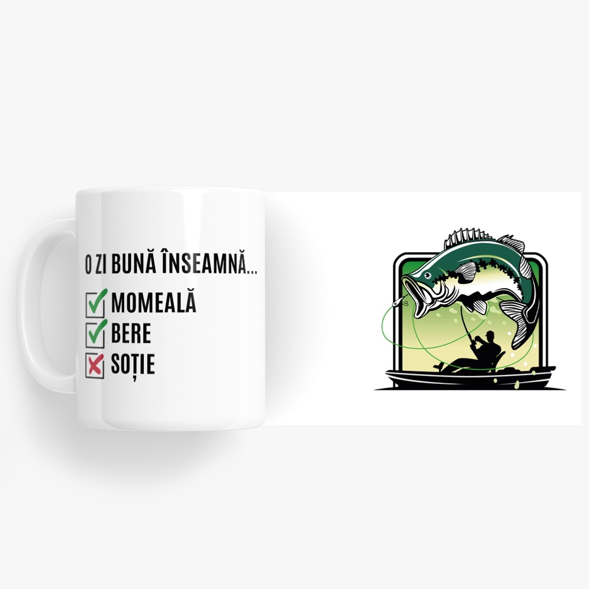 Tazza personalizzata con scritta - Giornata del pescatore