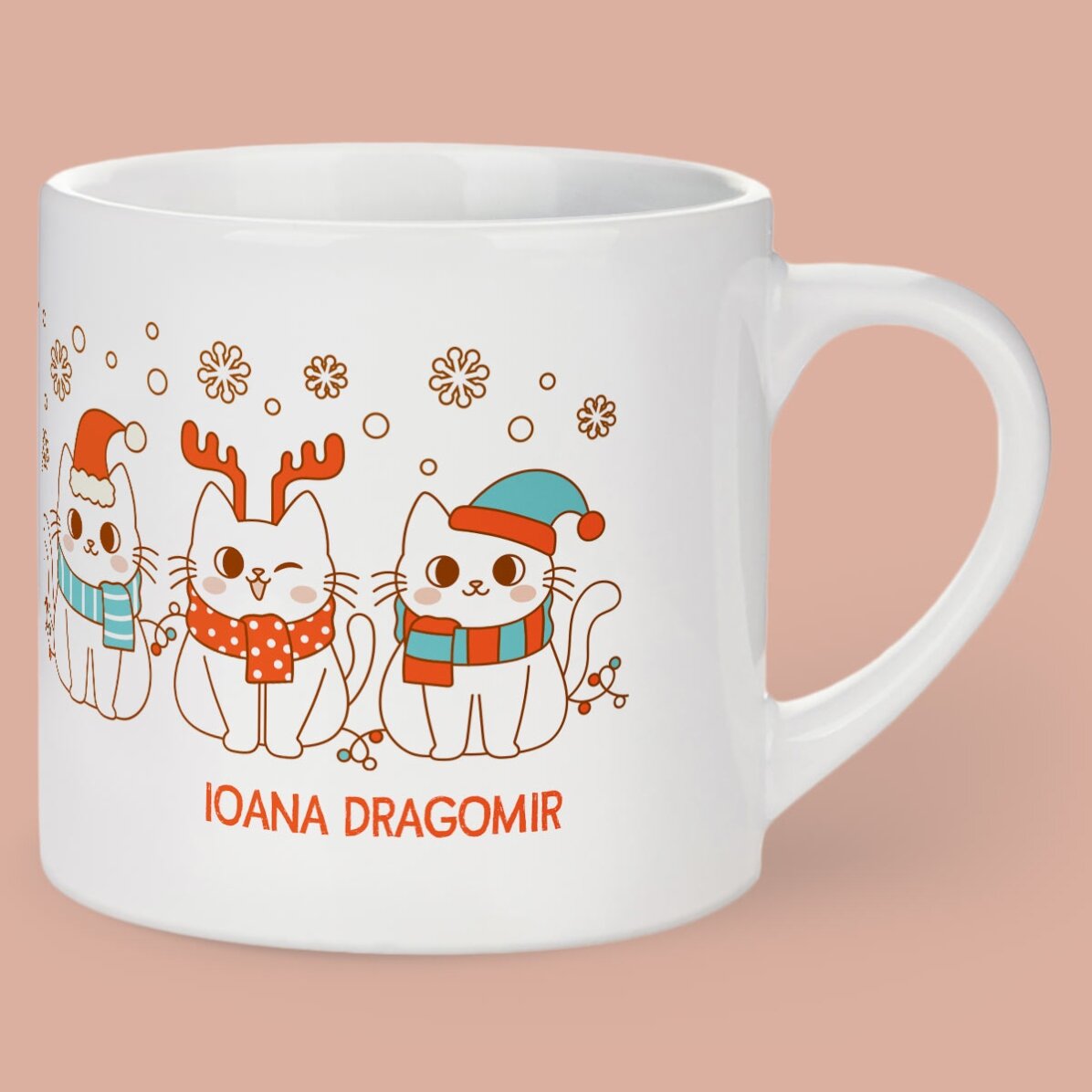 Tazza personalizzata per bambini con messaggio - Natale
