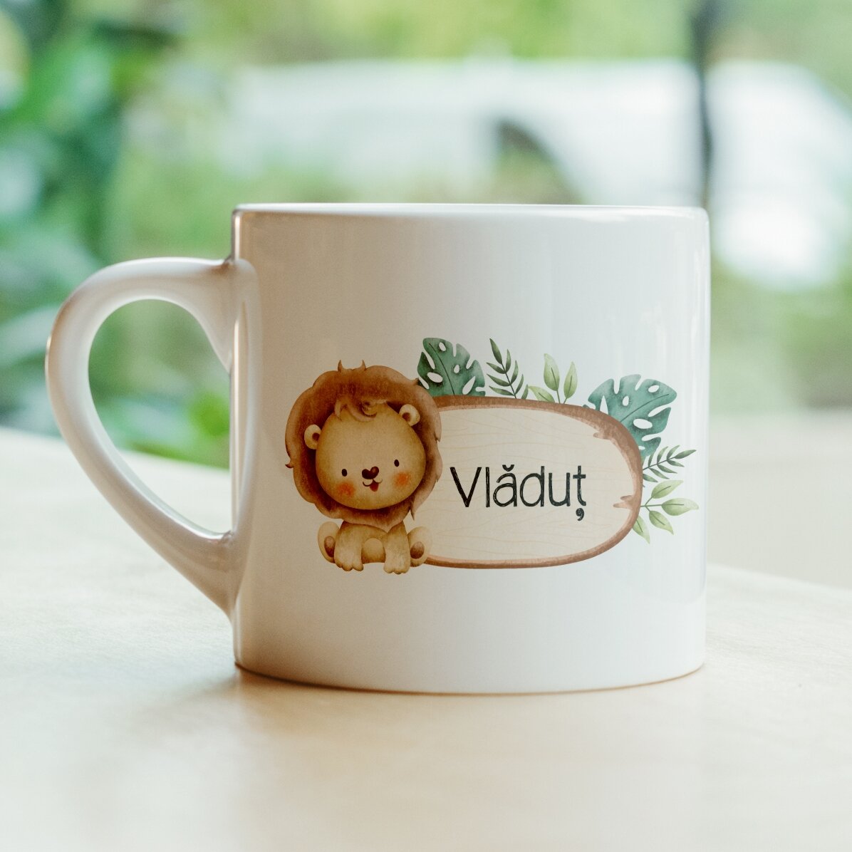 Tazza personalizzata per bambini con nome - Animalute