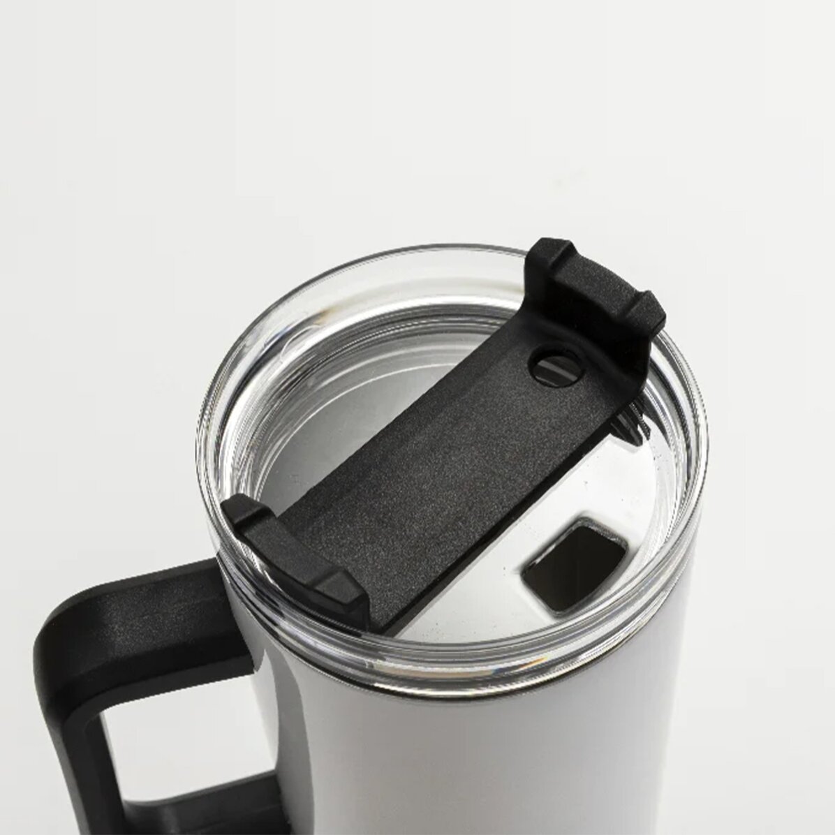 Thermos mug with handle and straw, personalised with text - Scorpio zodiac sign