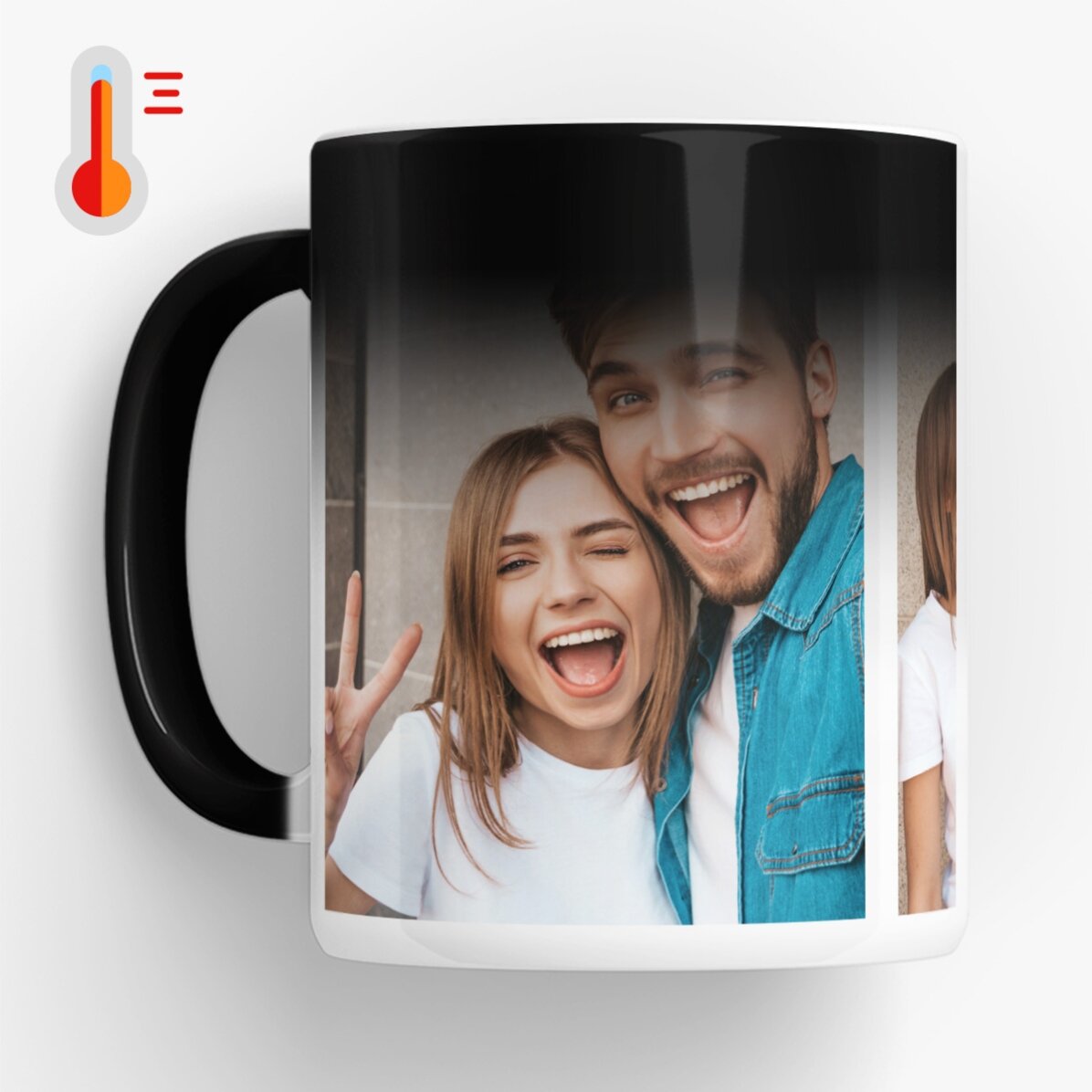 Tazza termosensibile personalizzata con 3 foto