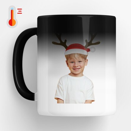 Tazza termosensibile personalizzata con foto e messaggio - Ren