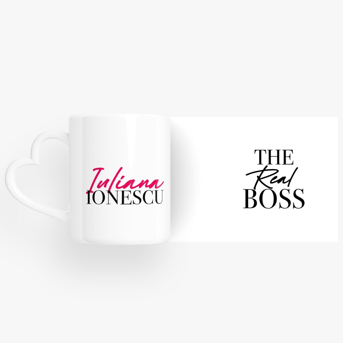 Coppie di cani personalizzate con scritta - The Boss & The Real Boss