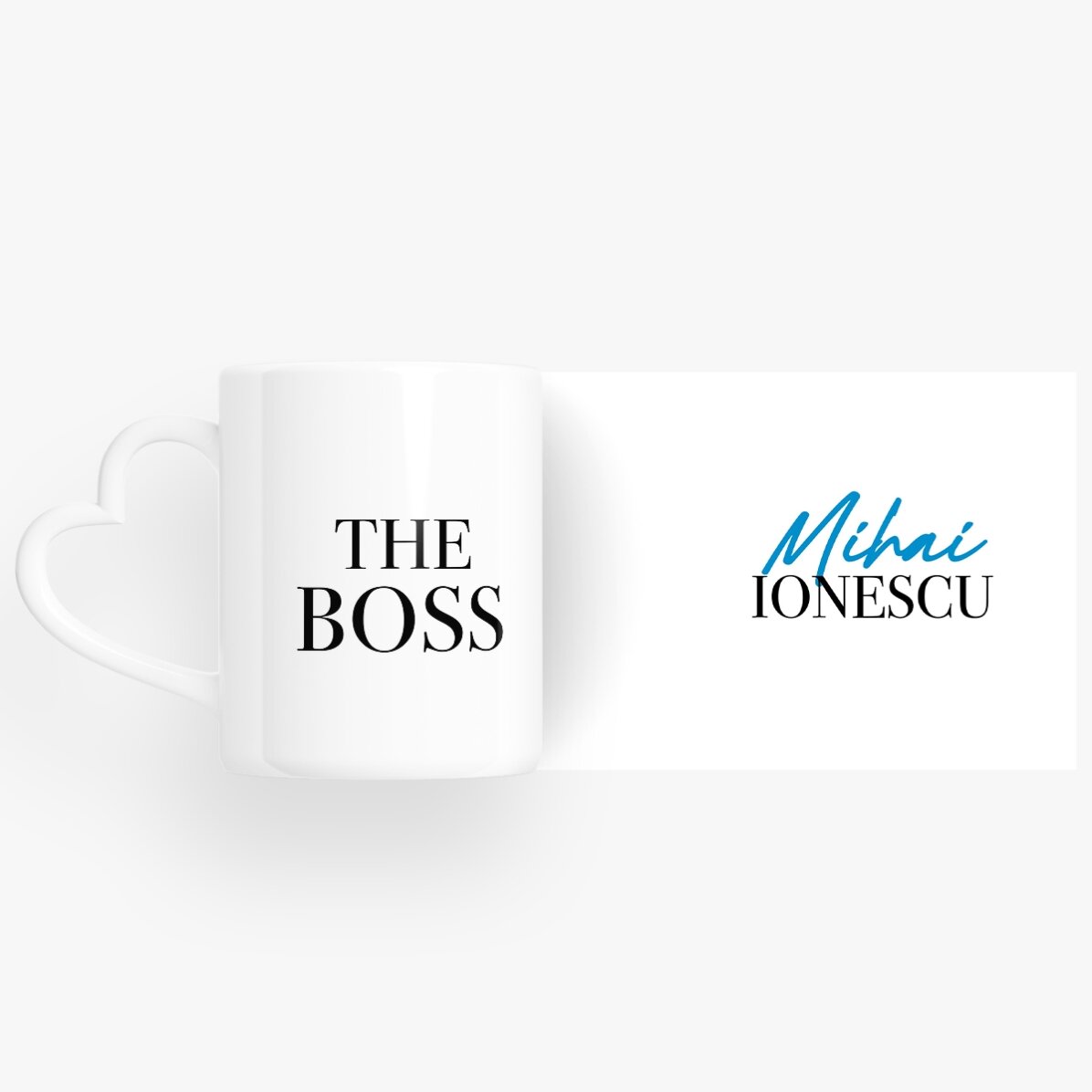 Coppie di cani personalizzate con scritta - The Boss & The Real Boss