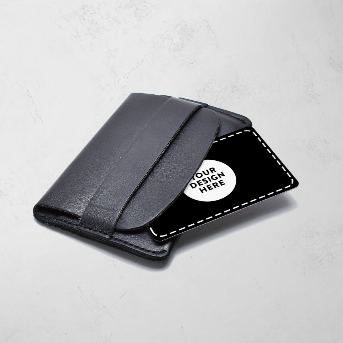 Tessera in alluminio personalizzata fronte-retro con la tua grafica in formato orizzontale
