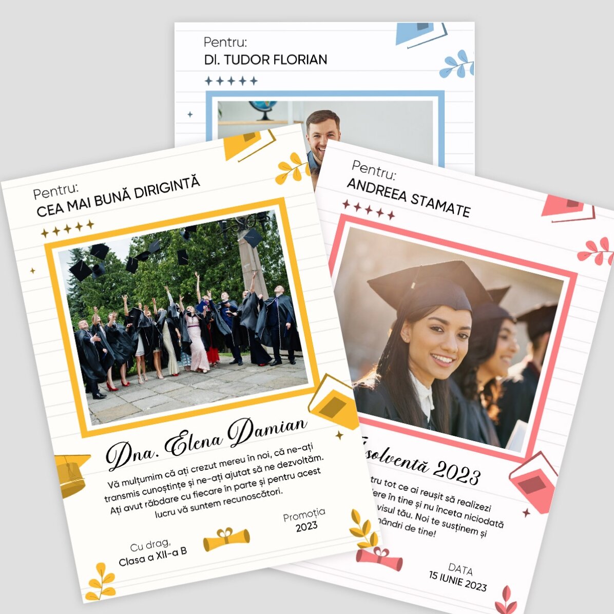 Biglietto personalizzato con messaggio - Fine dell