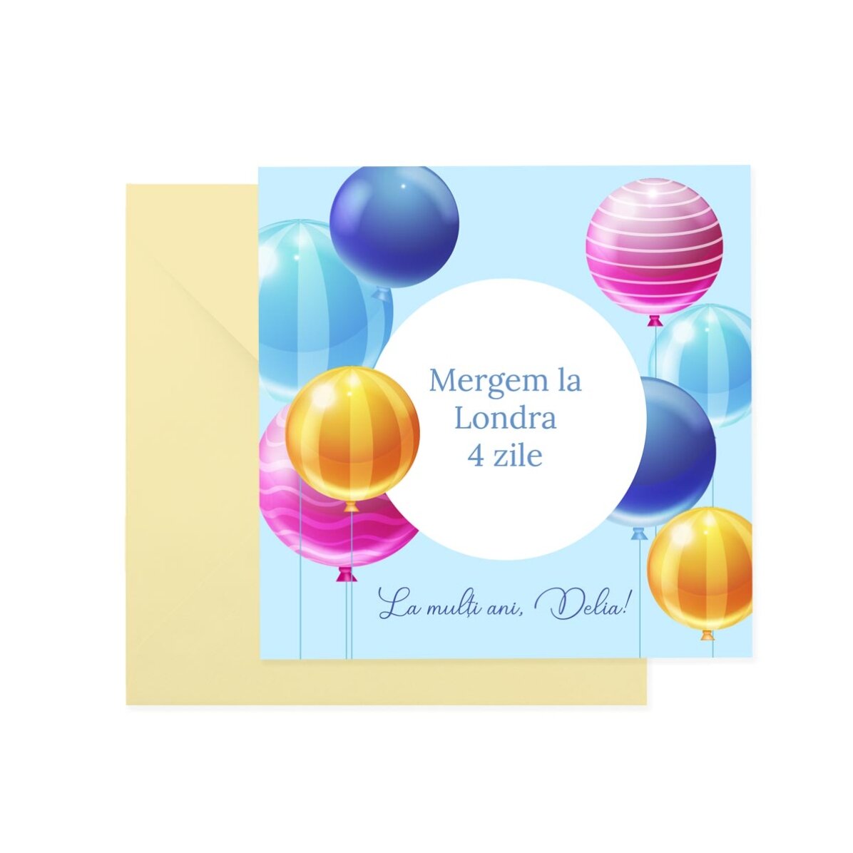 Biglietto gratta e vinci personalizzato con testo - Compleanno
