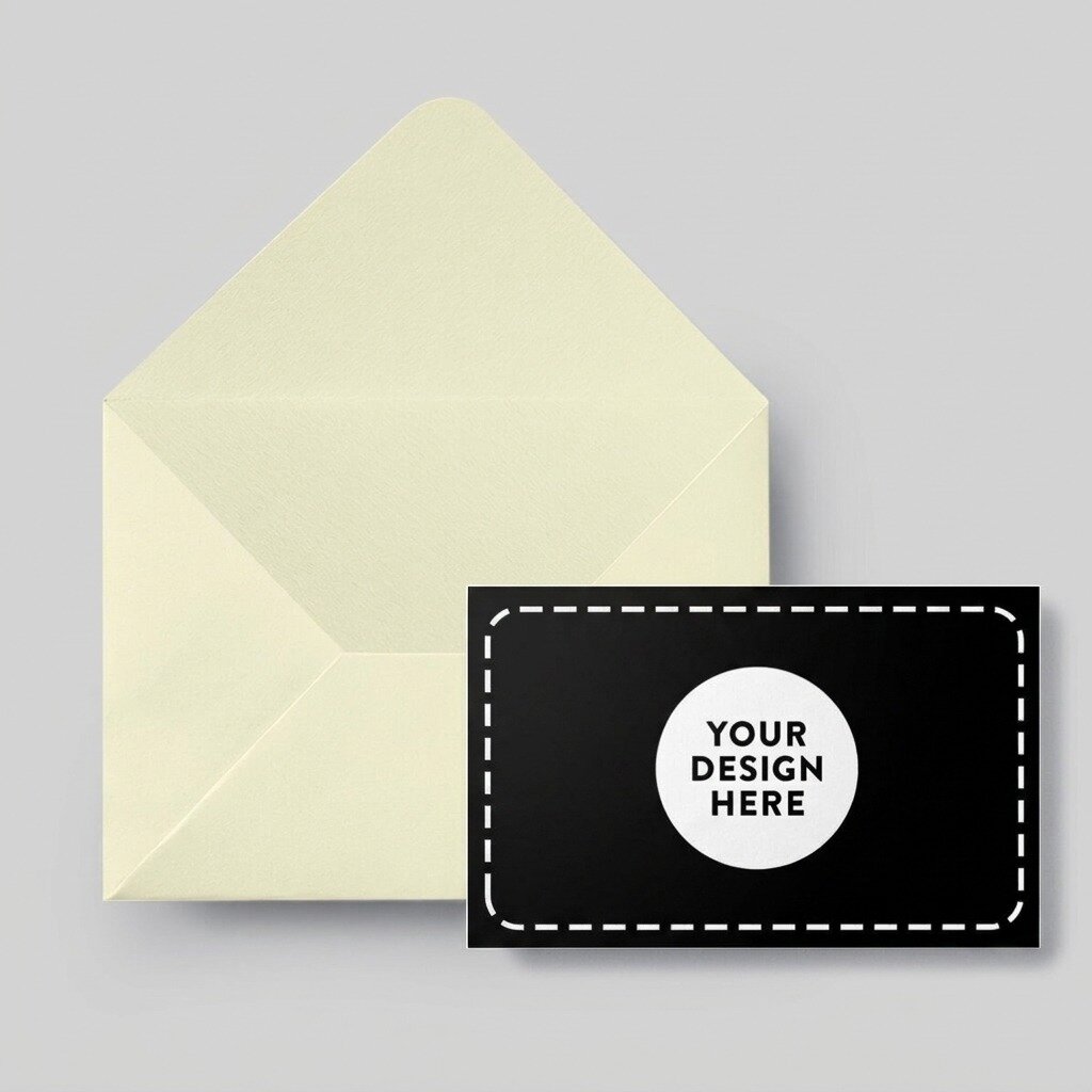 Biglietti da visita su carta personalizzati fronte-retro con codice QR e la tua grafica