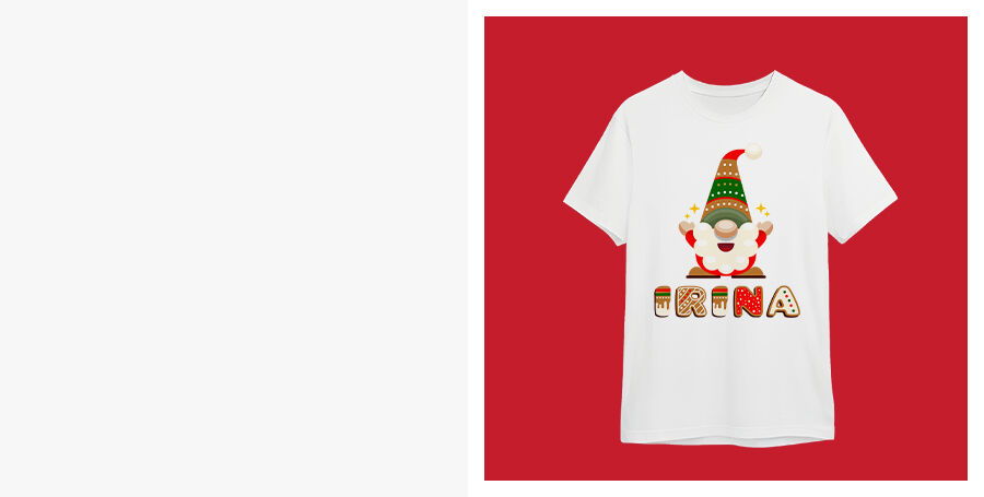 Magliette personalizzate di Natale