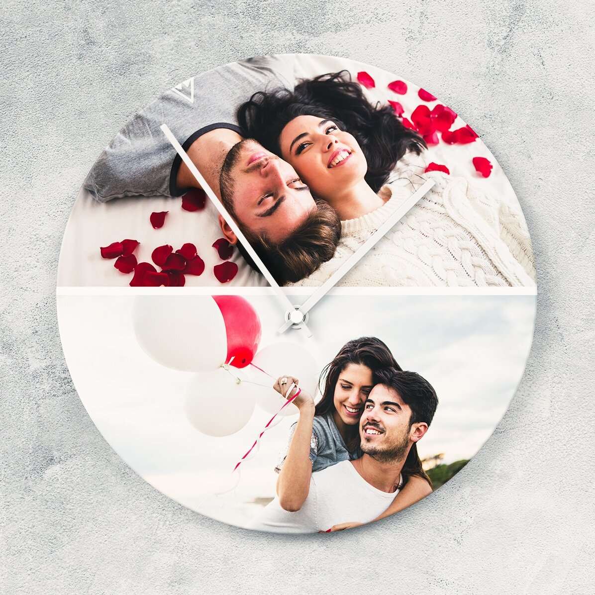 Orologio personalizzato con 2 foto
