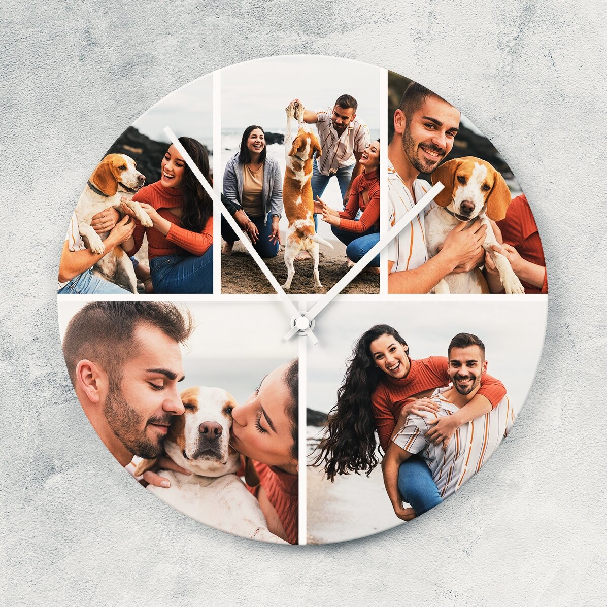 Orologio personalizzato con 5 foto