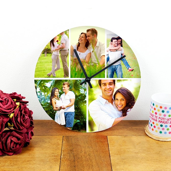 Orologio personalizzato con 5 foto