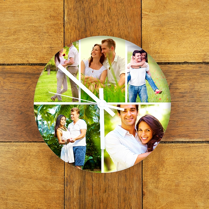 Orologio personalizzato con 5 foto