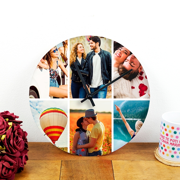 Orologio personalizzato con 6 foto