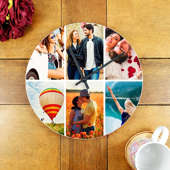 Orologio personalizzato con 6 foto