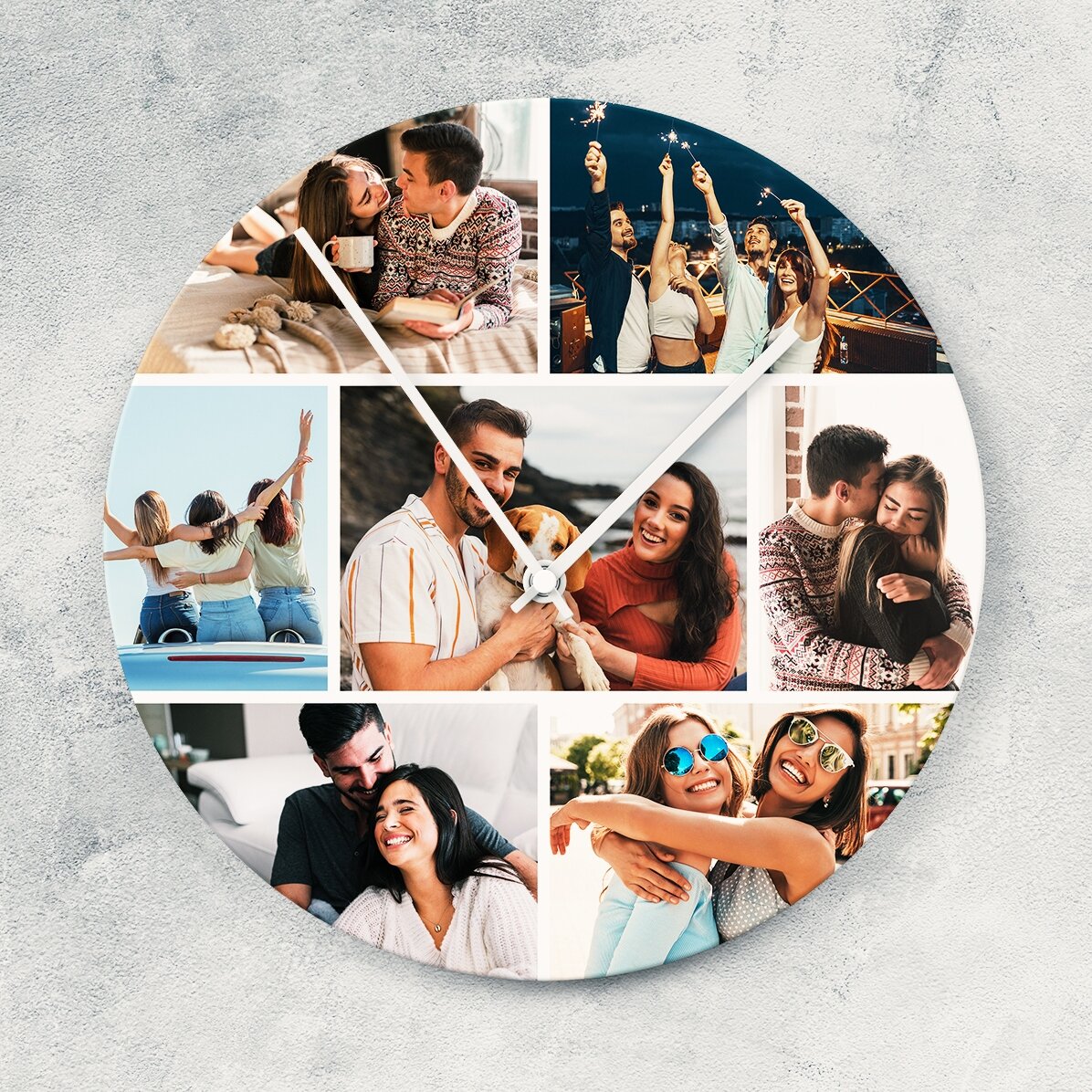 Orologio personalizzato con 7 foto