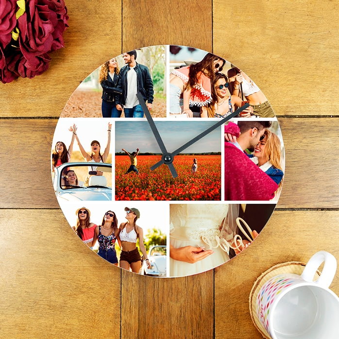 Orologio personalizzato con 7 foto
