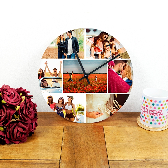 Orologio personalizzato con 7 foto
