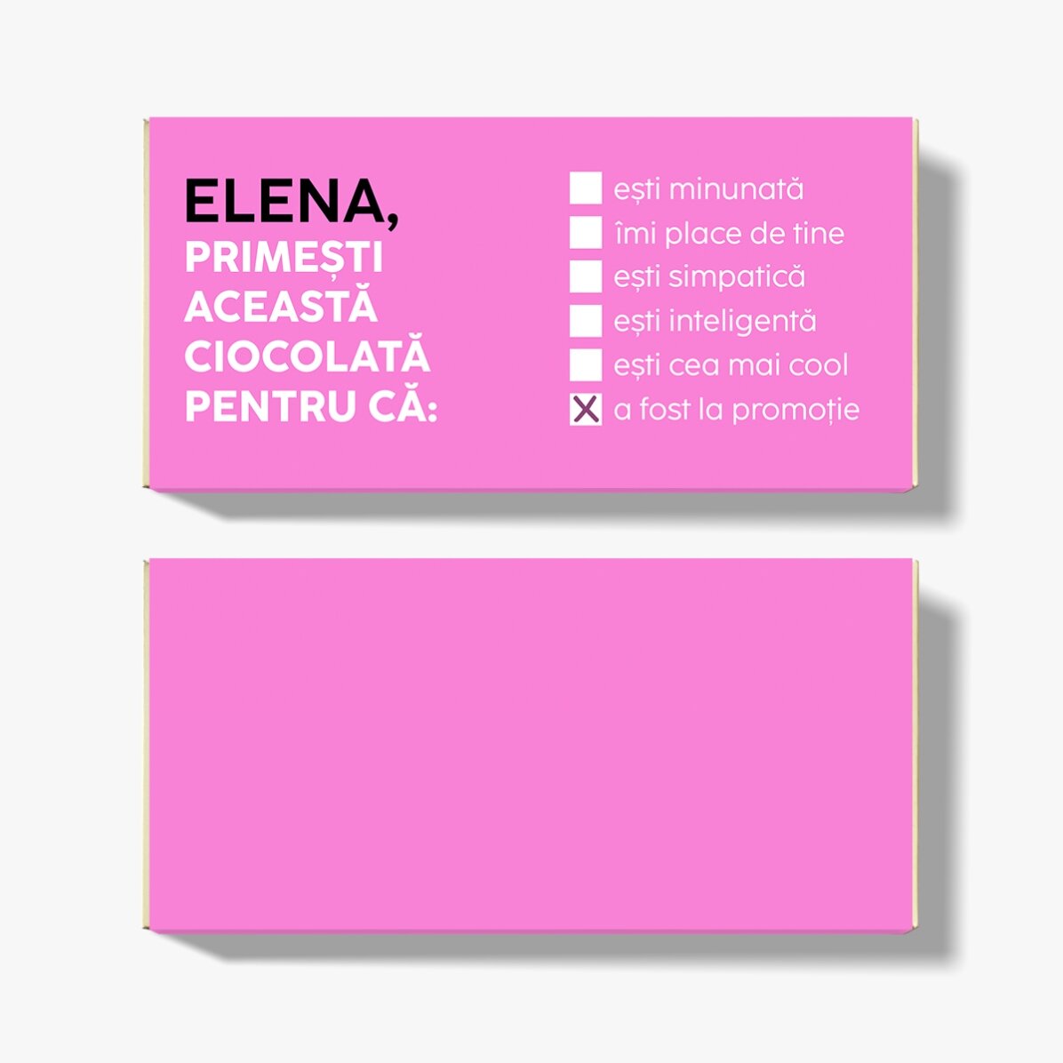 Cioccolato personalizzato con messaggio - Perché