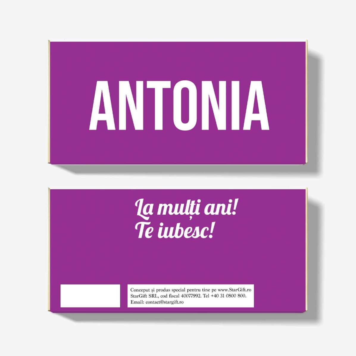 Cioccolato personalizzato con nome