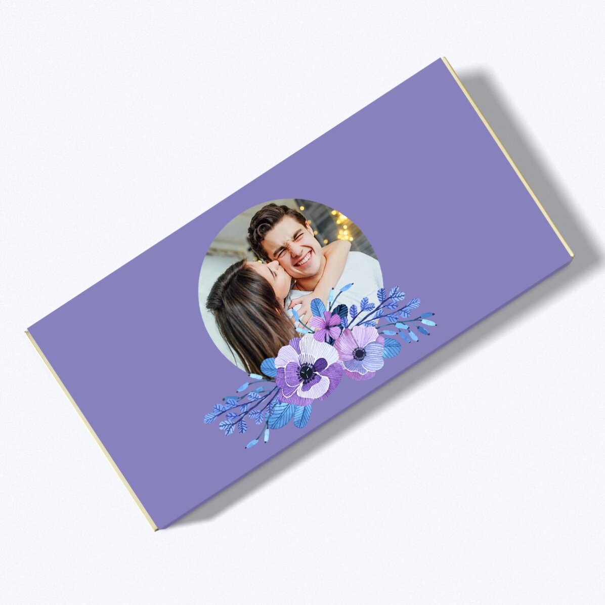 Cioccolato personalizzato con una foto - Flowers