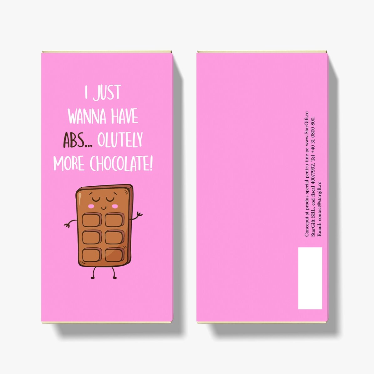Cioccolato personalizzato con scritta - Abs