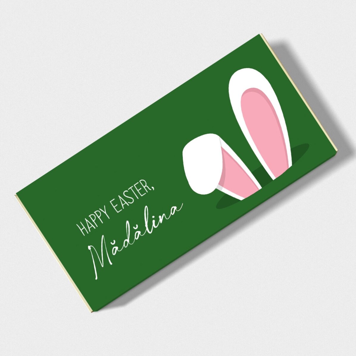 Cioccolato personalizzato con scritta - Bunny