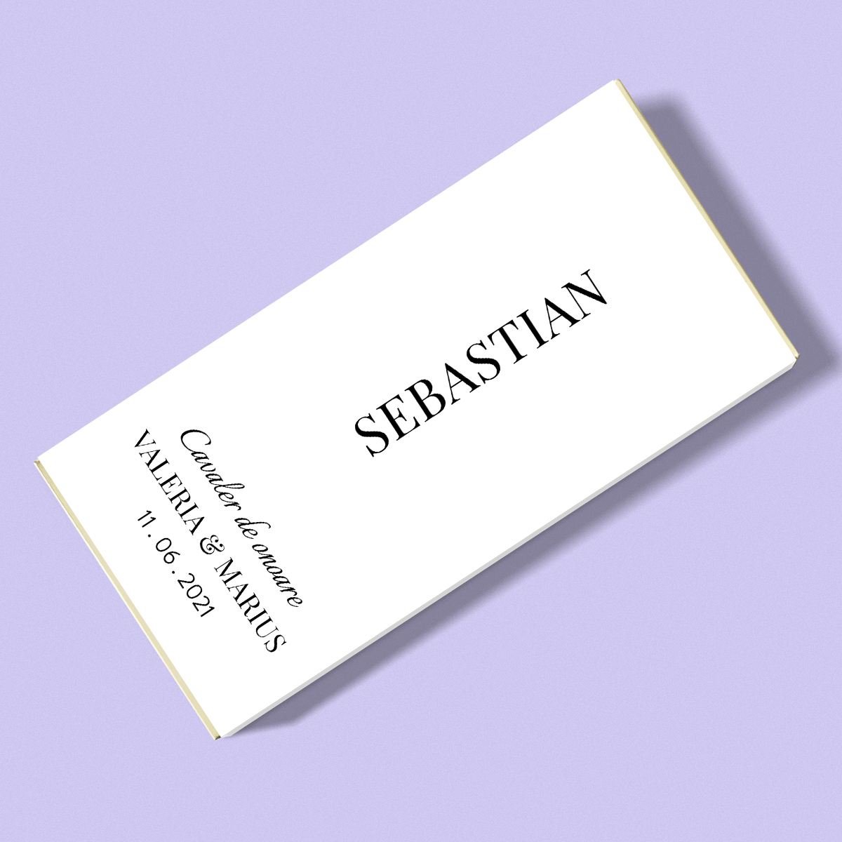 Cioccolato personalizzato con scritta - Testimoni dello sposo