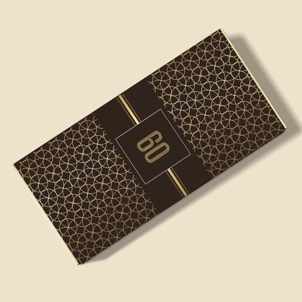 Cioccolato personalizzato con dedica per il compleanno - Gold
