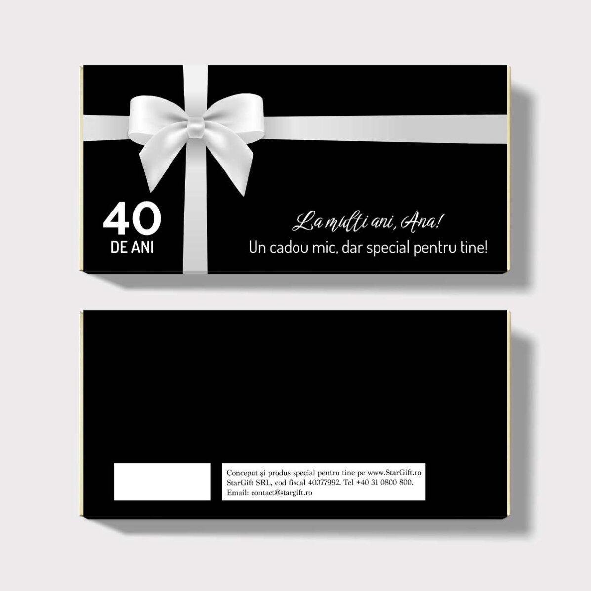 Cioccolato personalizzato con dedica per il compleanno - Special for you