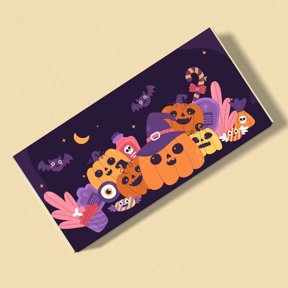 Cioccolato personalizzato con scritta - Pumpkin