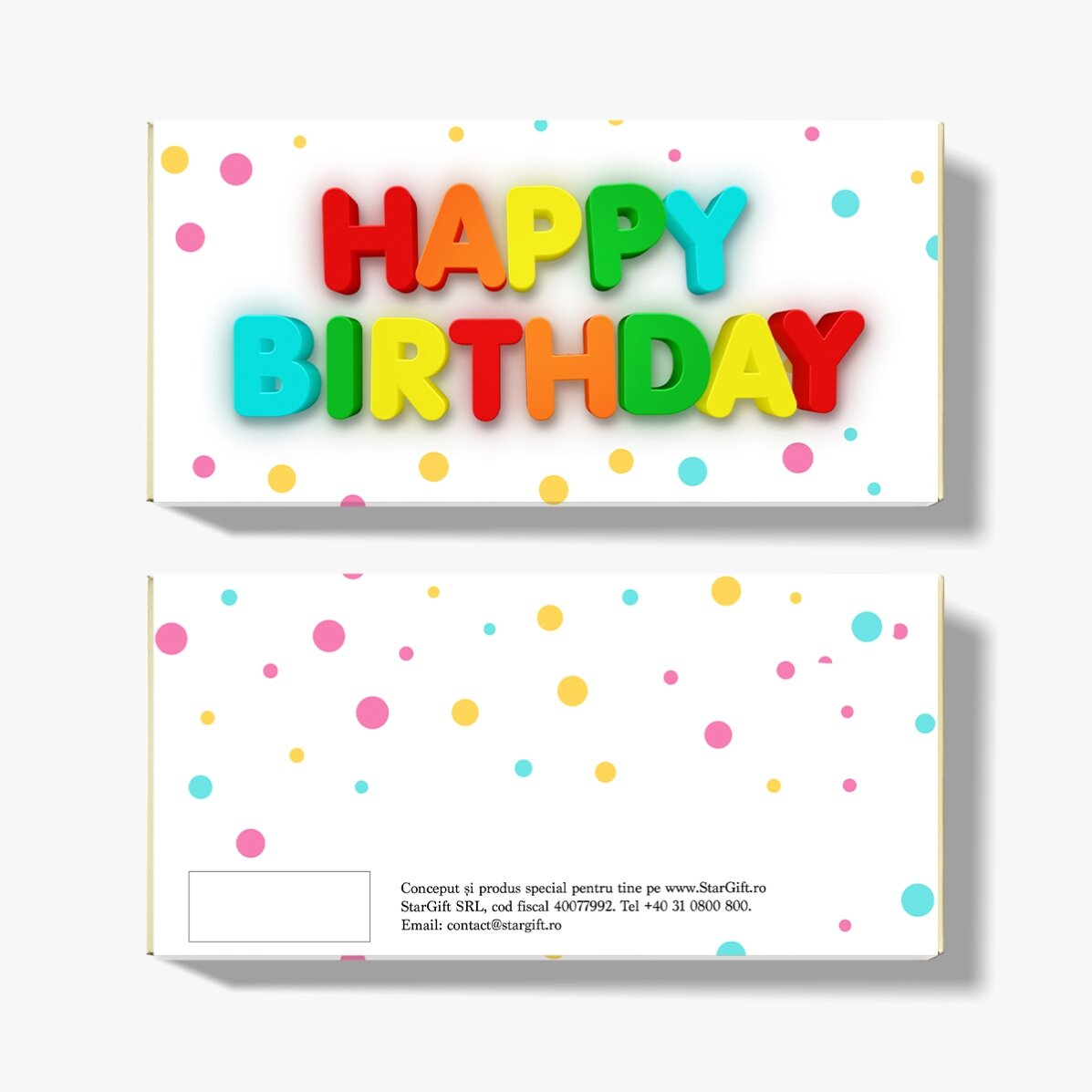 Cioccolato personalizzato - Buon compleanno!