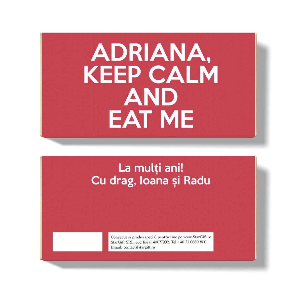 Cioccolato personalizzato - KEEP CALM