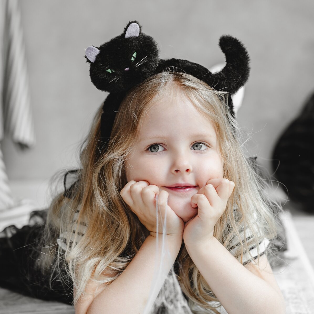 La bendina di Halloween - Il gatto nero