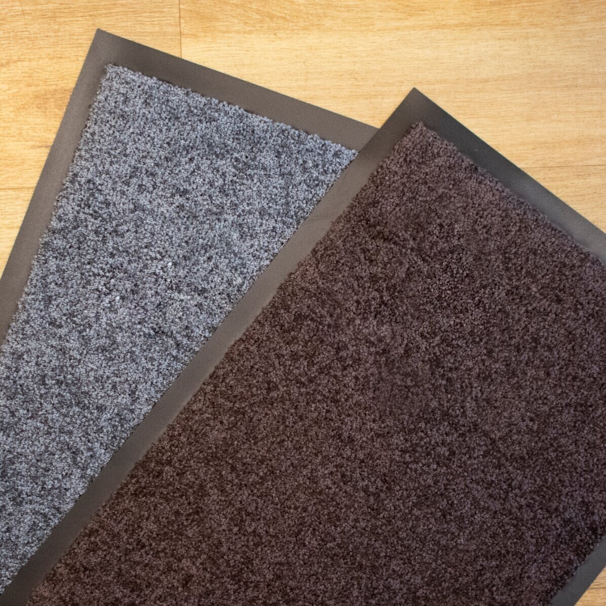 Customised indoor entrance mat with text - Welcome, we weren
