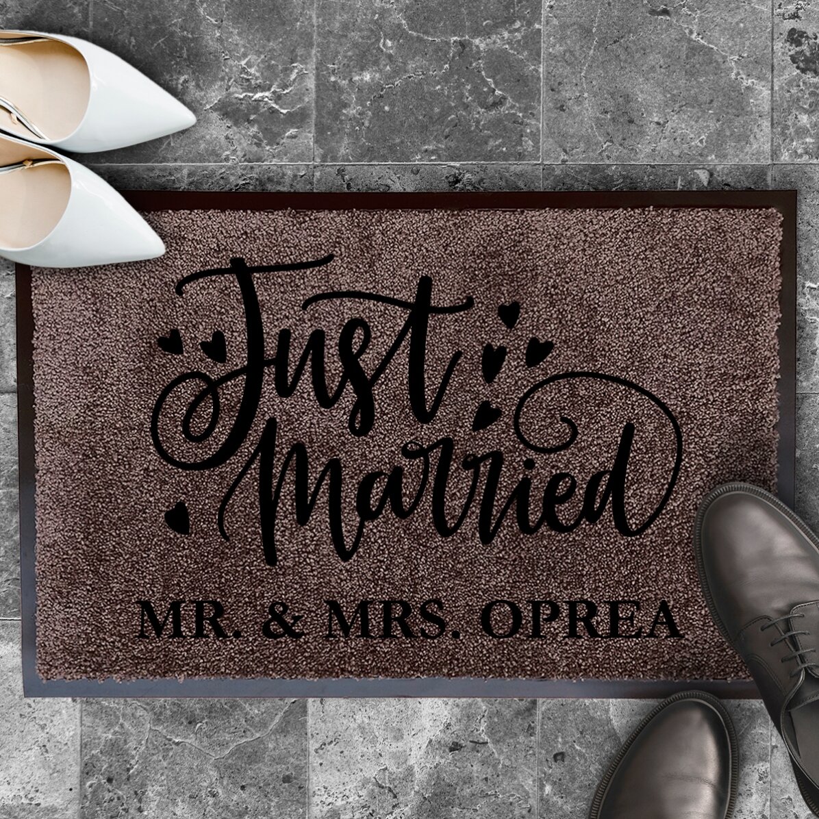 Tappetino da ingresso per interni - Just married