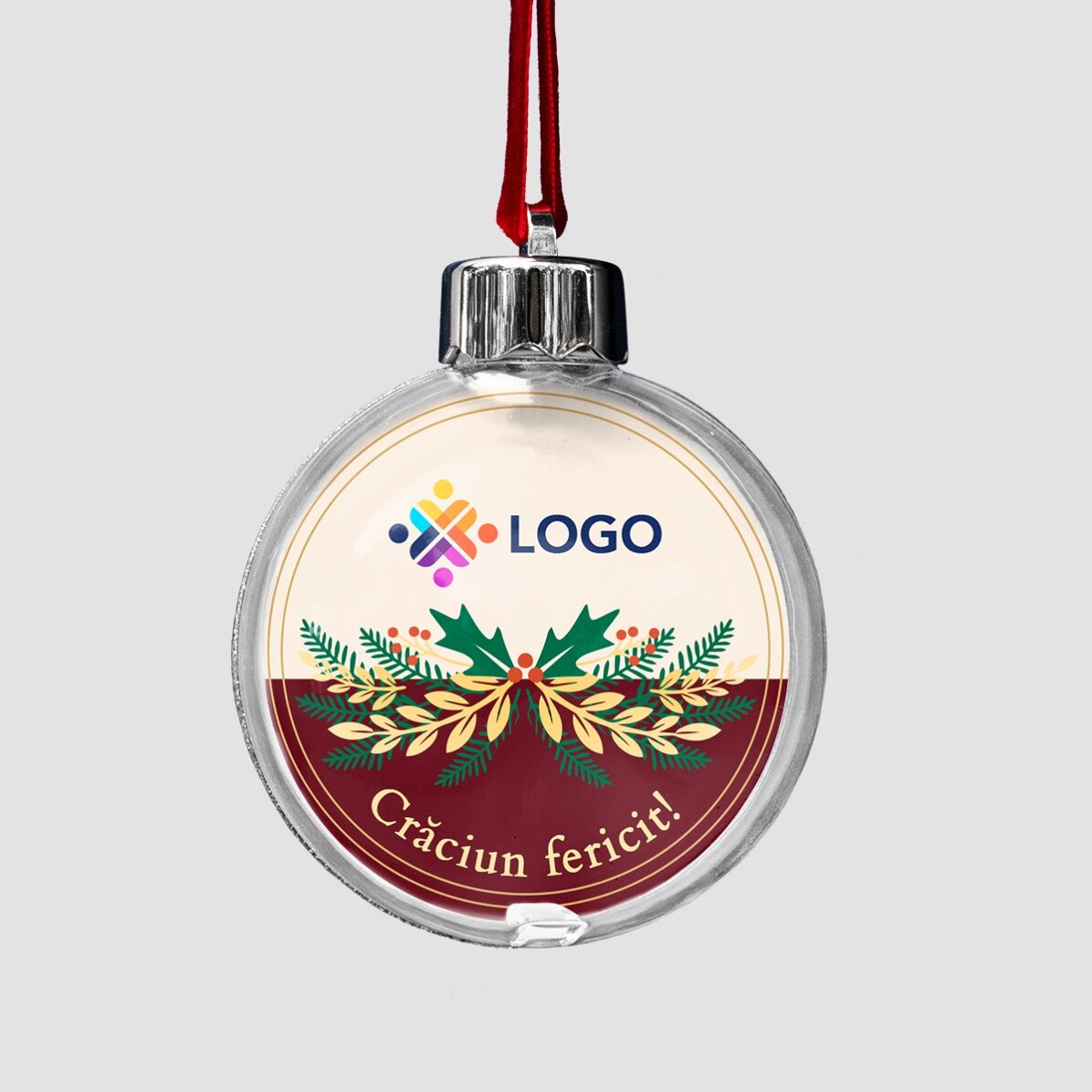 Confezione regalo - Edizione natalizia con prodotti personalizzati con logo e messaggio