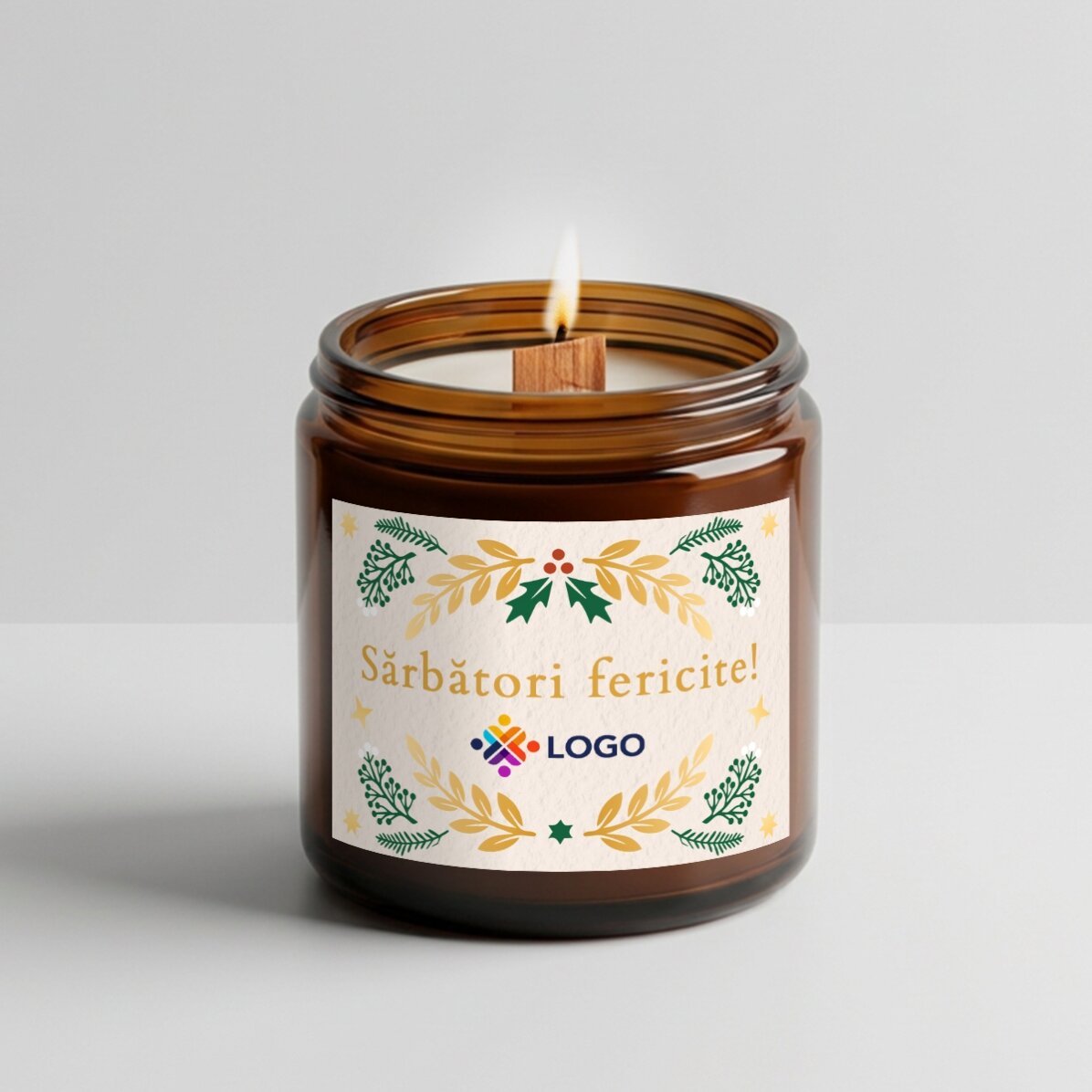 Confezione regalo - Edizione natalizia con prodotti personalizzati con logo e messaggio