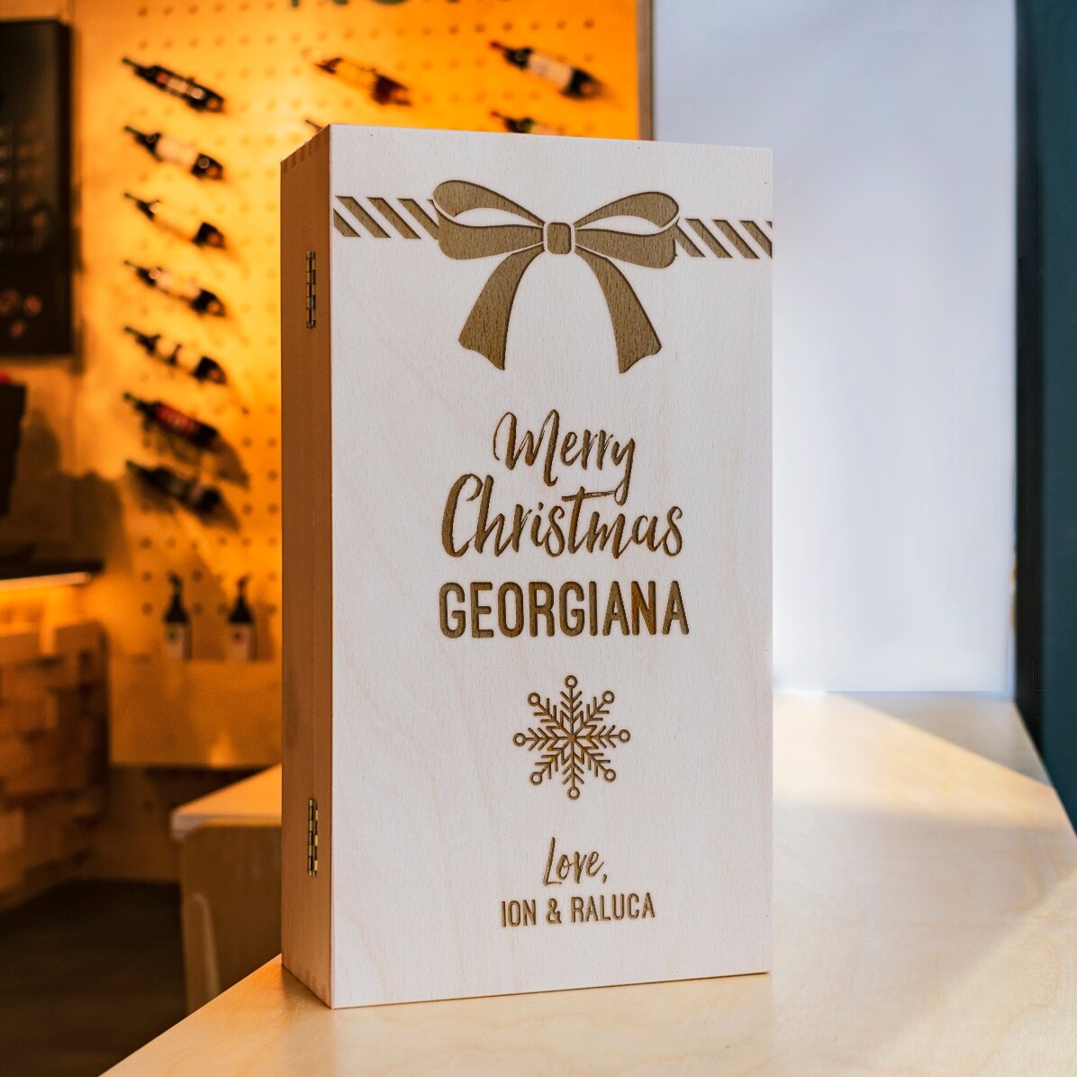 Scatola personalizzata per tre bottiglie di birra - Regalo