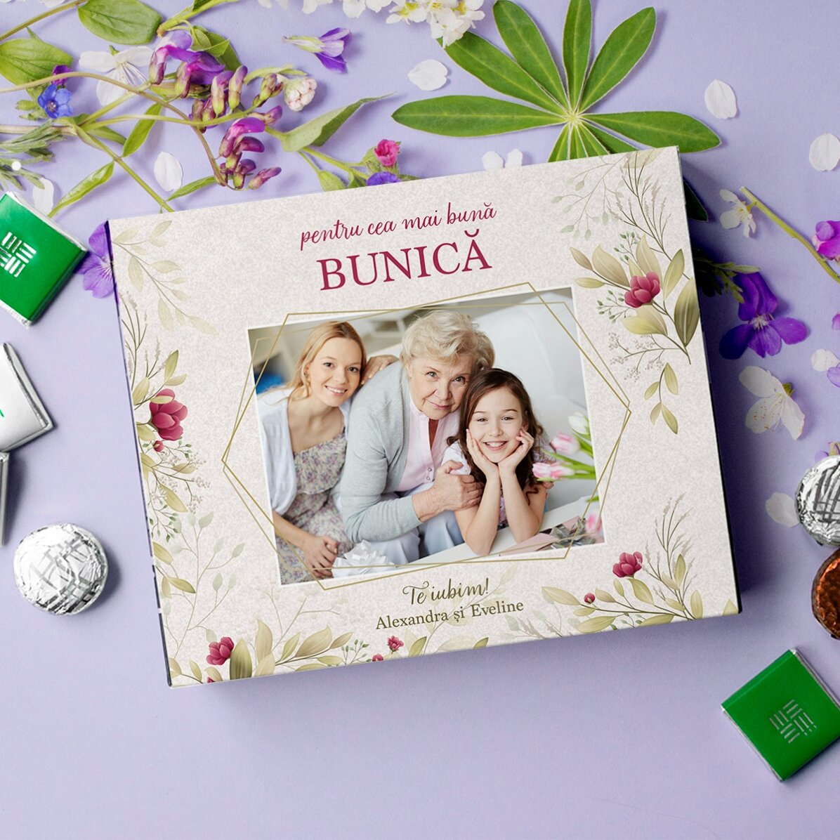 Scatola di cioccolatini personalizzata con foto e messaggio - La migliore