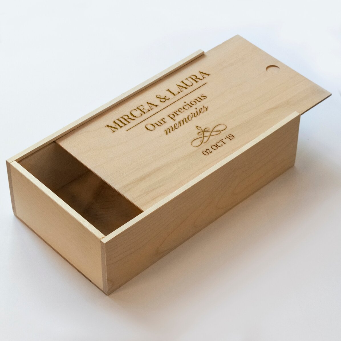 Scatola regalo personalizzata in legno - Memories