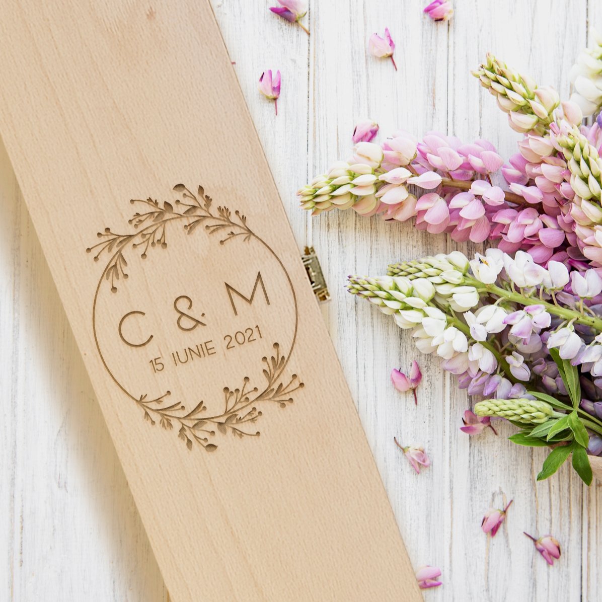 Scatola per vino personalizzata - Matrimonio